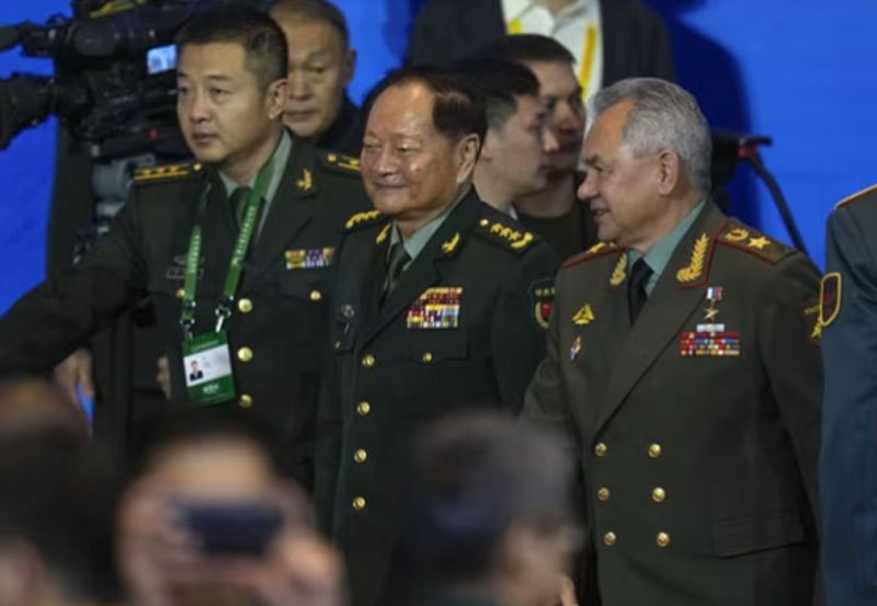 China and Russia take aim at US at Chinese military forum