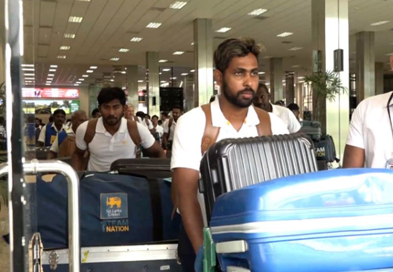 Sri Lanka Cricket team returns home after T20 World Cup