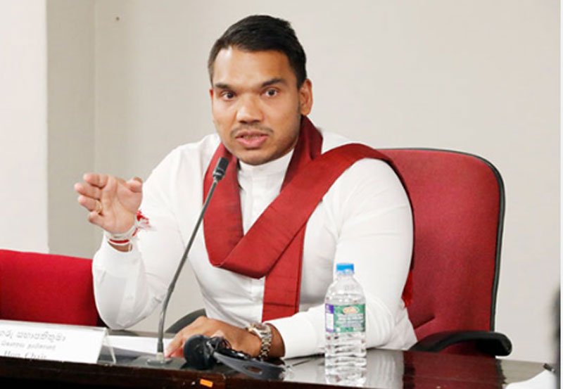 Namal Rajapaksa speaks of JVP's Indian visit