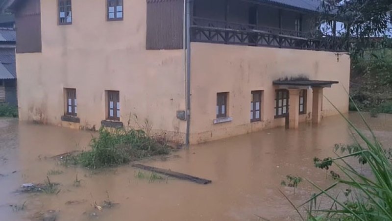 Hatton railway station master&rsquo;s residence underwater