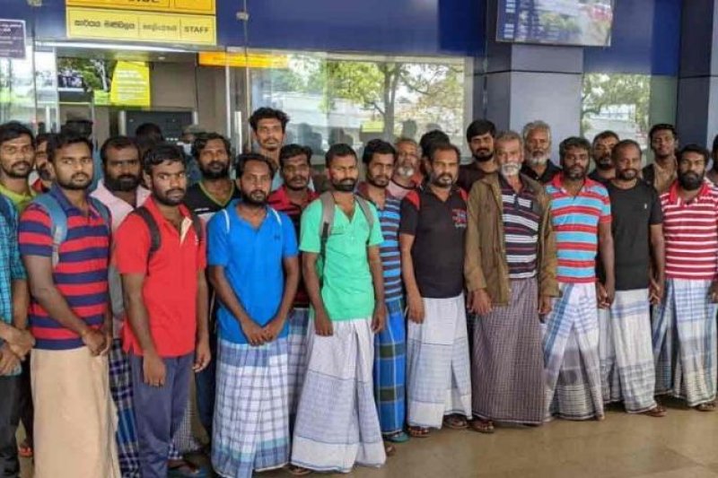 32 Indian fishermen imprisoned in Sri Lanka released