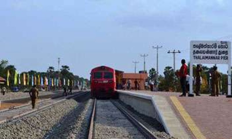 New train service between Thalaimannar Port and Colombo Fort