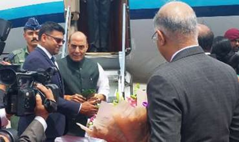 Rajnath Singh leaves Sri Lanka after three-day visit