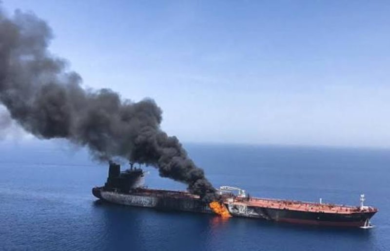 Iranian media says tanker exploded after hitting Hormuz mine