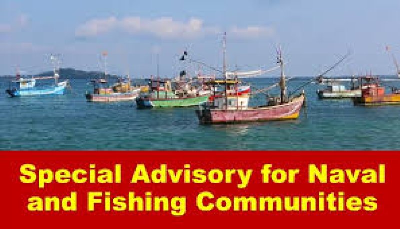 Warning for Fishing and Naval Communities
