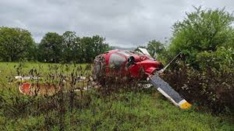 Private Helicopter crashes in Pune India