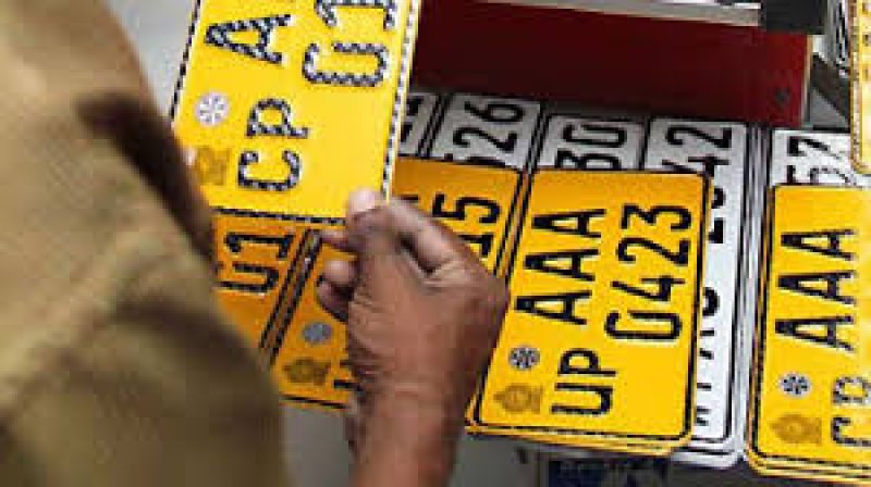 Over 100,000 newly registered vehicles without number plates