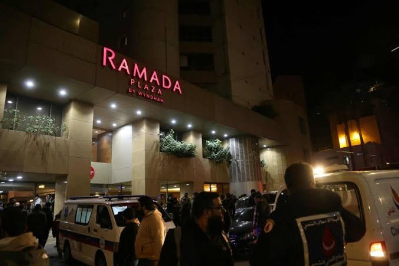 Deadly strike on Ramada hotel in central Beirut