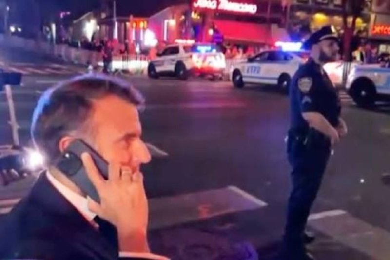 Macron calls Trump after motorcade blocks his car