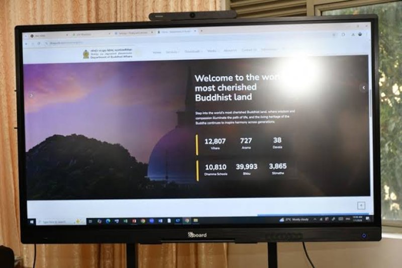 Department of Buddhist affairs launches new official website
