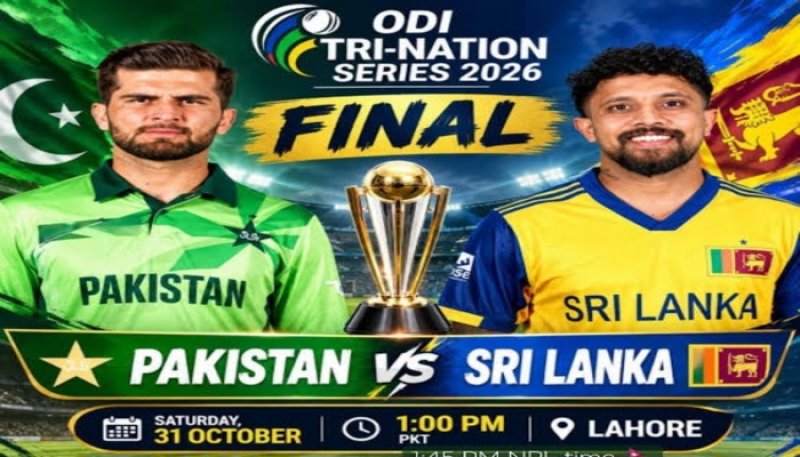 SL face Pakistan in tri-nation series final today (31)