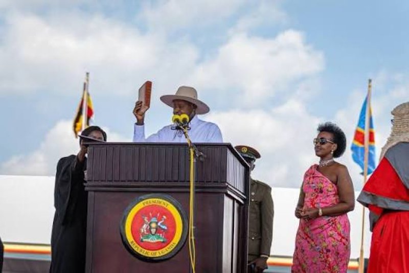 Uganda's president sworn in for record seventh term