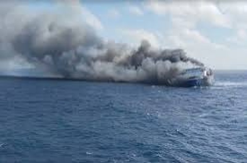 Five dead, 41 missing, after Indonesia ferry catches fire