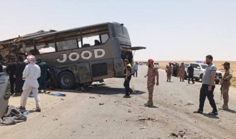 Two buses collide in Syria, killing at least 35 people