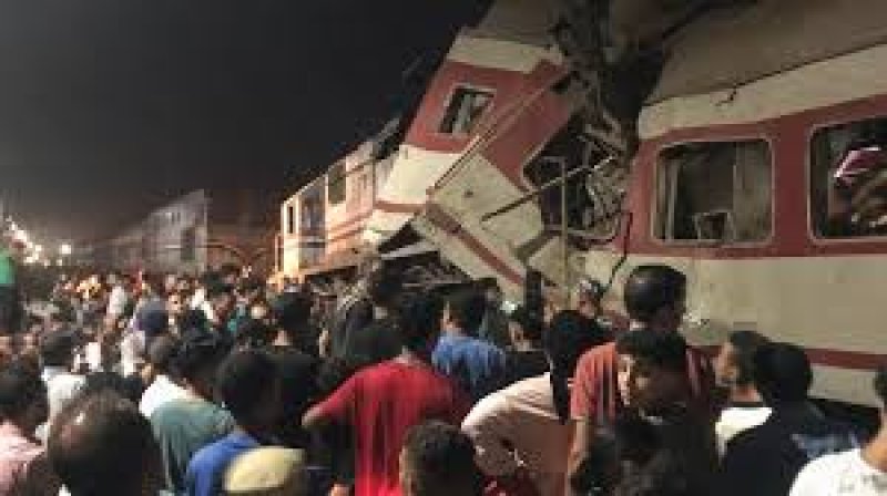  3  dead,40 injured  as two  trains collide in Egypt