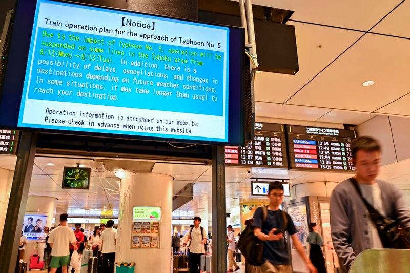 Tropical Storm Maria hits Japan with record rain