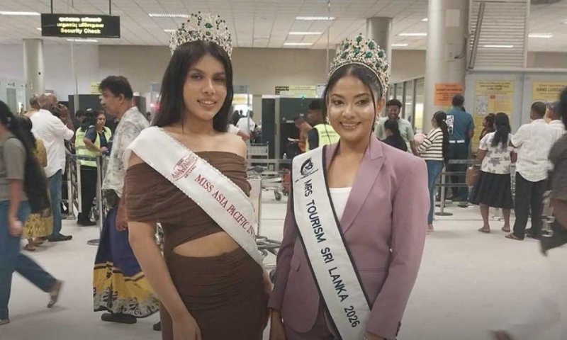 Two SL contestants leave for international beauty pageants
