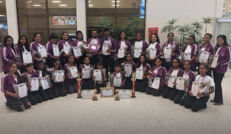 SL dance team who wins top prize in Thailand returns home