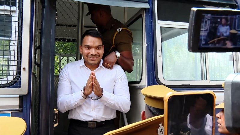 Namal Rajapaksa released on bail in airbus case