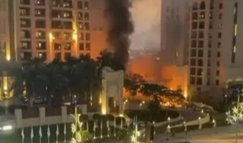 Luxury Dubai hotel hit as Iran launches retaliatory strikes 