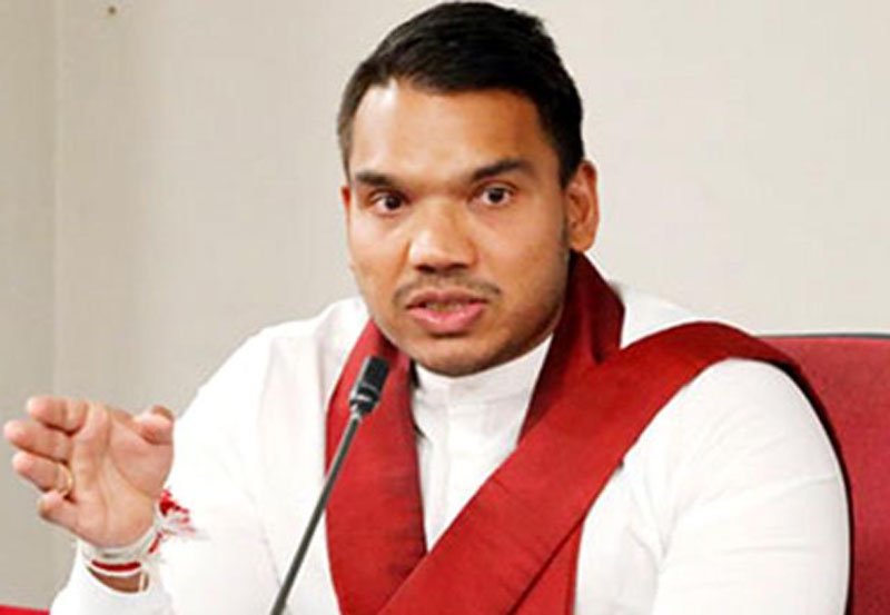Namal Rajapaksa placed deposit for presidential election