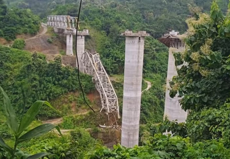 At least 26 killed as railway bridge collapses in India
