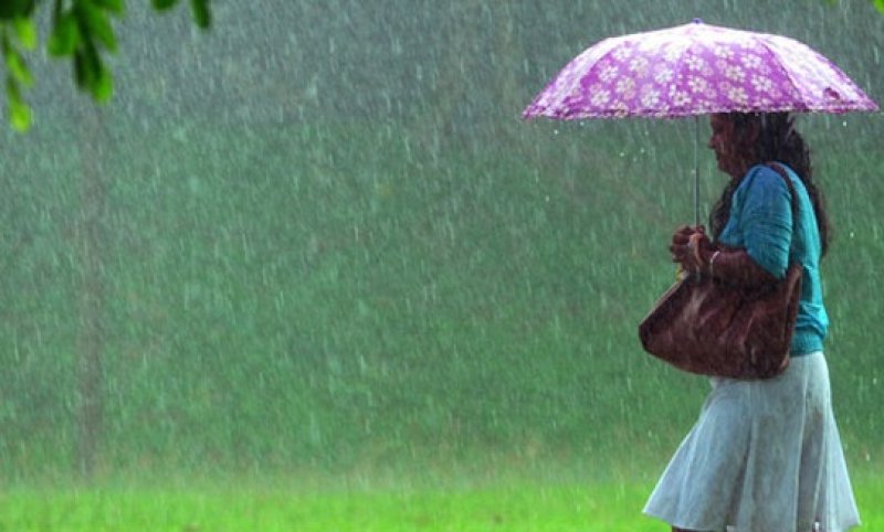 Showers or thundershowers will occur at several places 