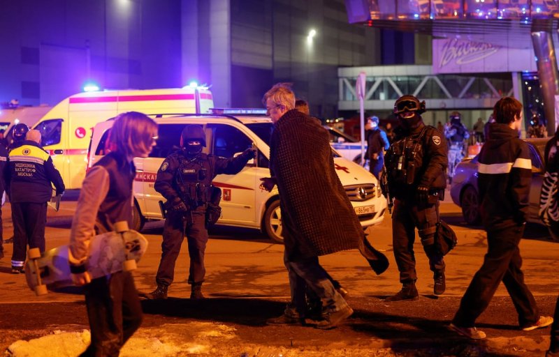 Gunmen open fire at Moscow conert hall killing dozens