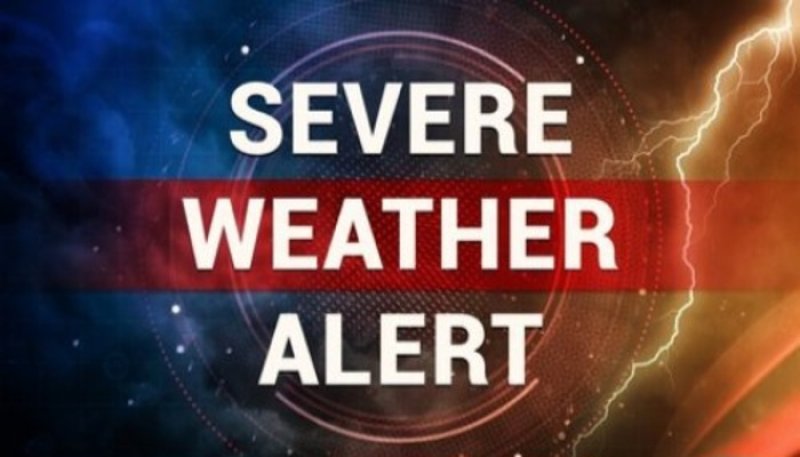 Heavy falls about 100 mm are likely at some districts