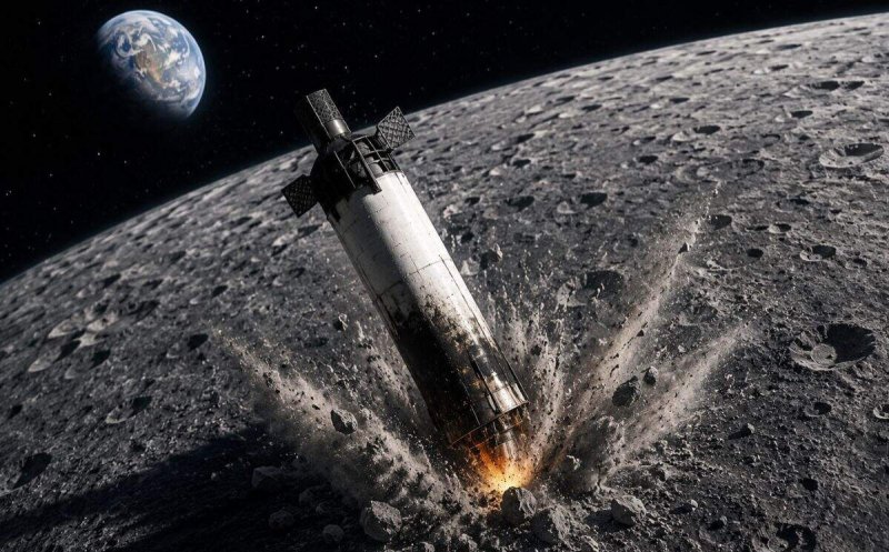 Piece of SpaceX rocket  crashes into the moon
