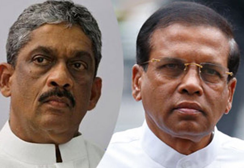 Fonseka and Sirisena clash over Easter attack allegations