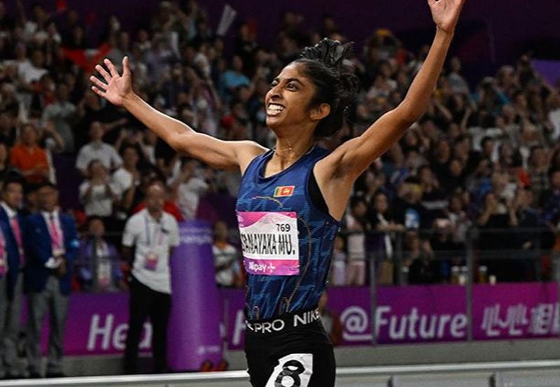 Sri Lankan athlete Tharushi Karunarathna bags gold medal