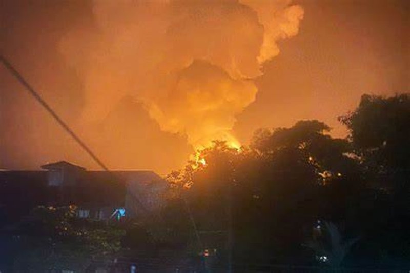 Fire broke out in a factory in Homagama  extinguished-Update